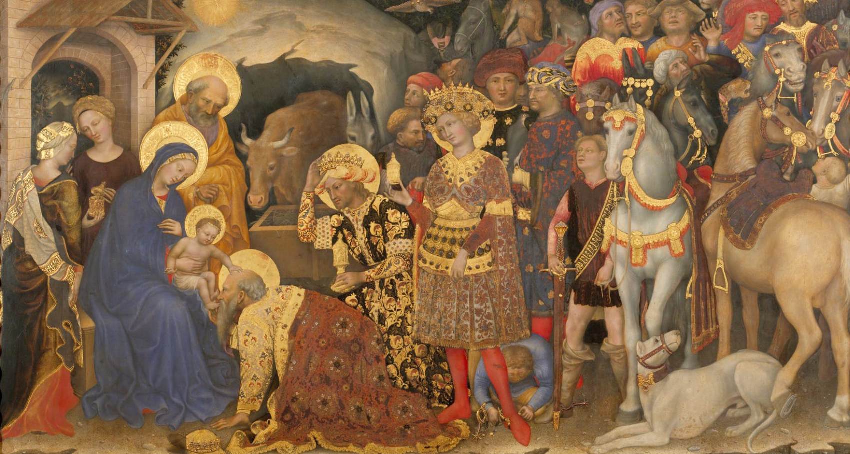 Adoration of the Magi (detail) by