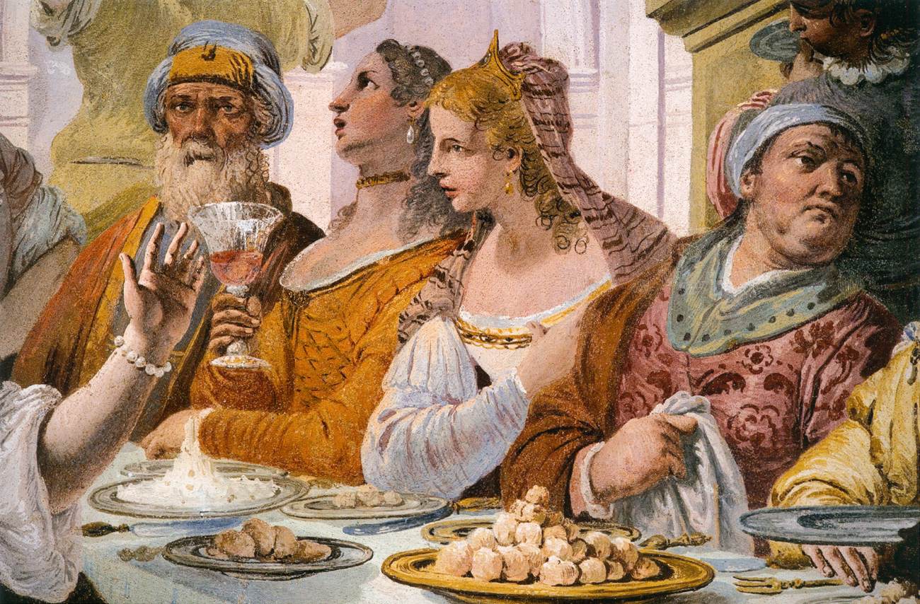 The Banquet of Zenobia (detail) by