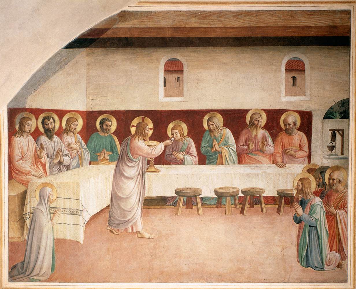 Institution of the Eucharist (Cell 35) by ANGELICO, Fra