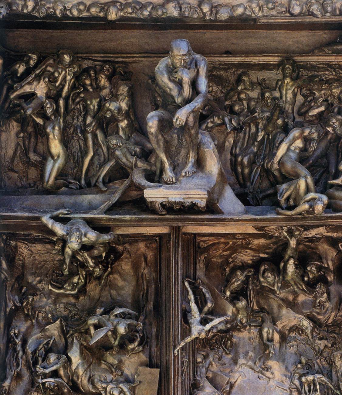 Gates of Hell (detail) by RODIN, Auguste