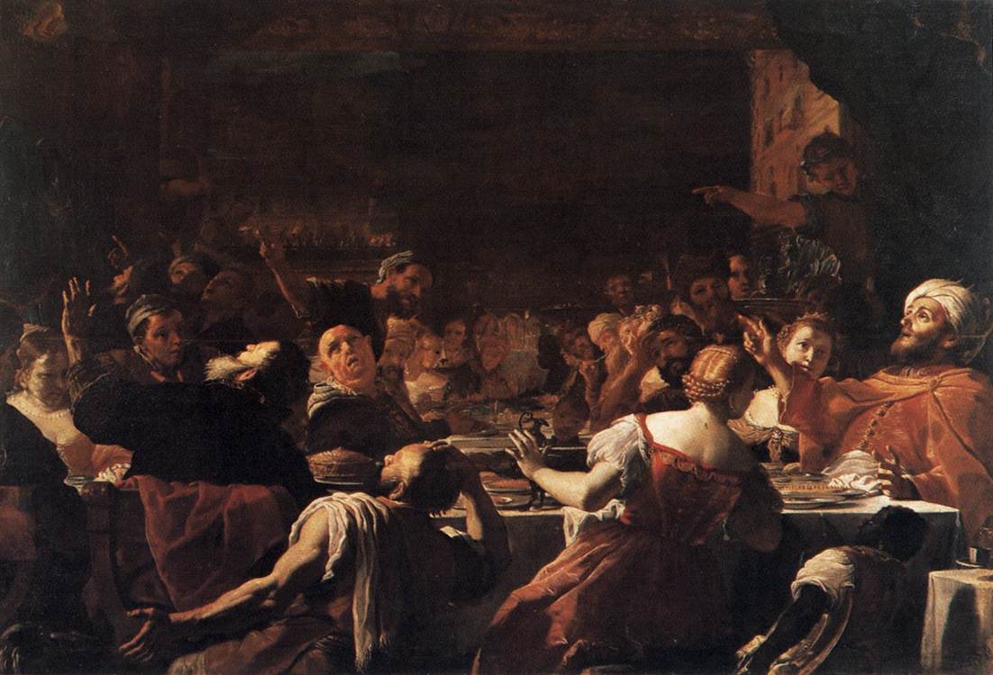 Absalom's Feast by PRETI, Mattia