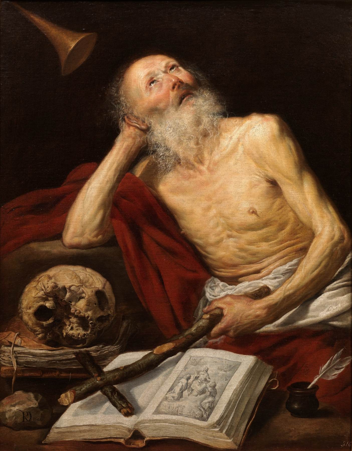 St Jerome by PEREDA, Antonio de