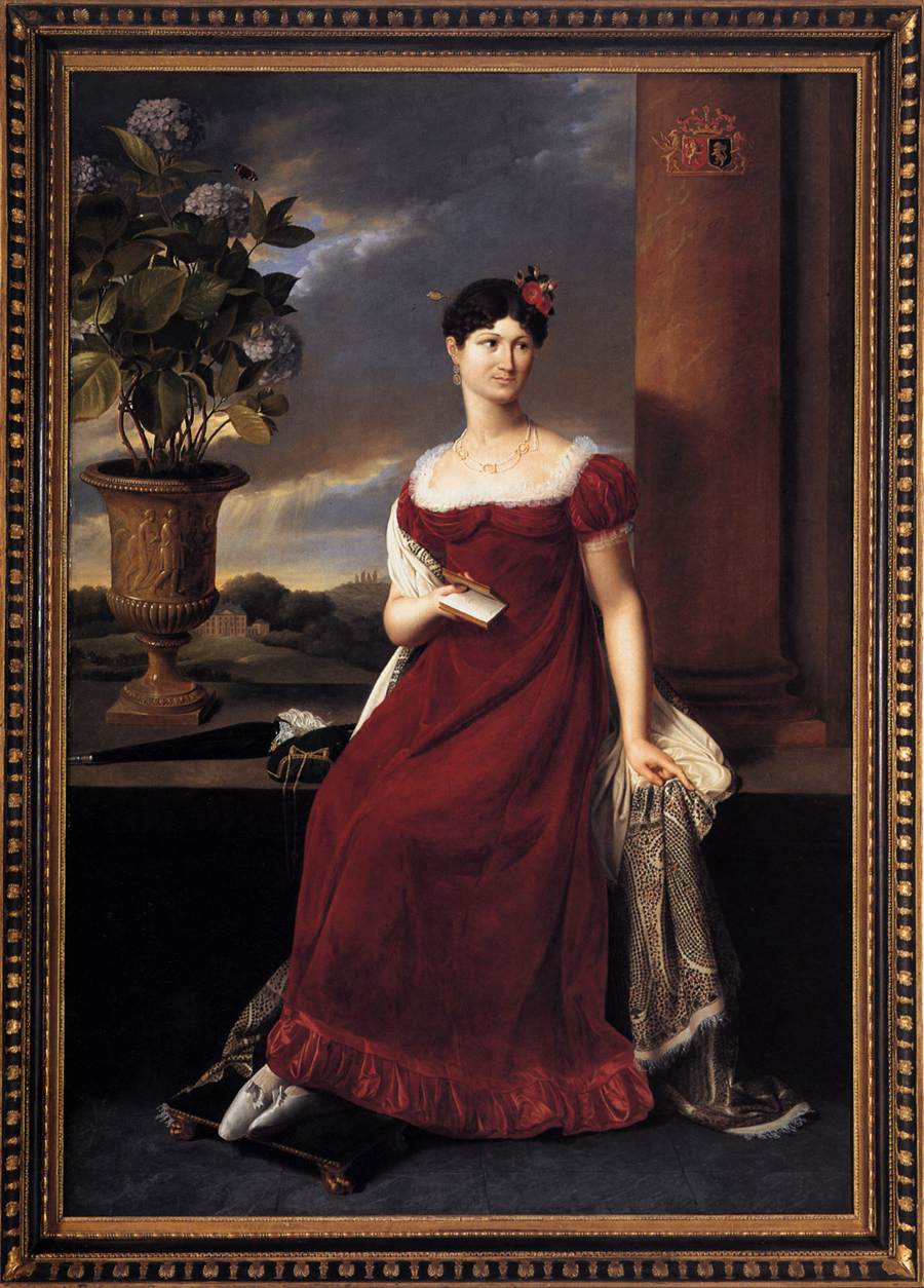 Mary Lodge, Bride of Baron Charles-Louis de Keverberg de Kessel by DUCQ, Joseph-François