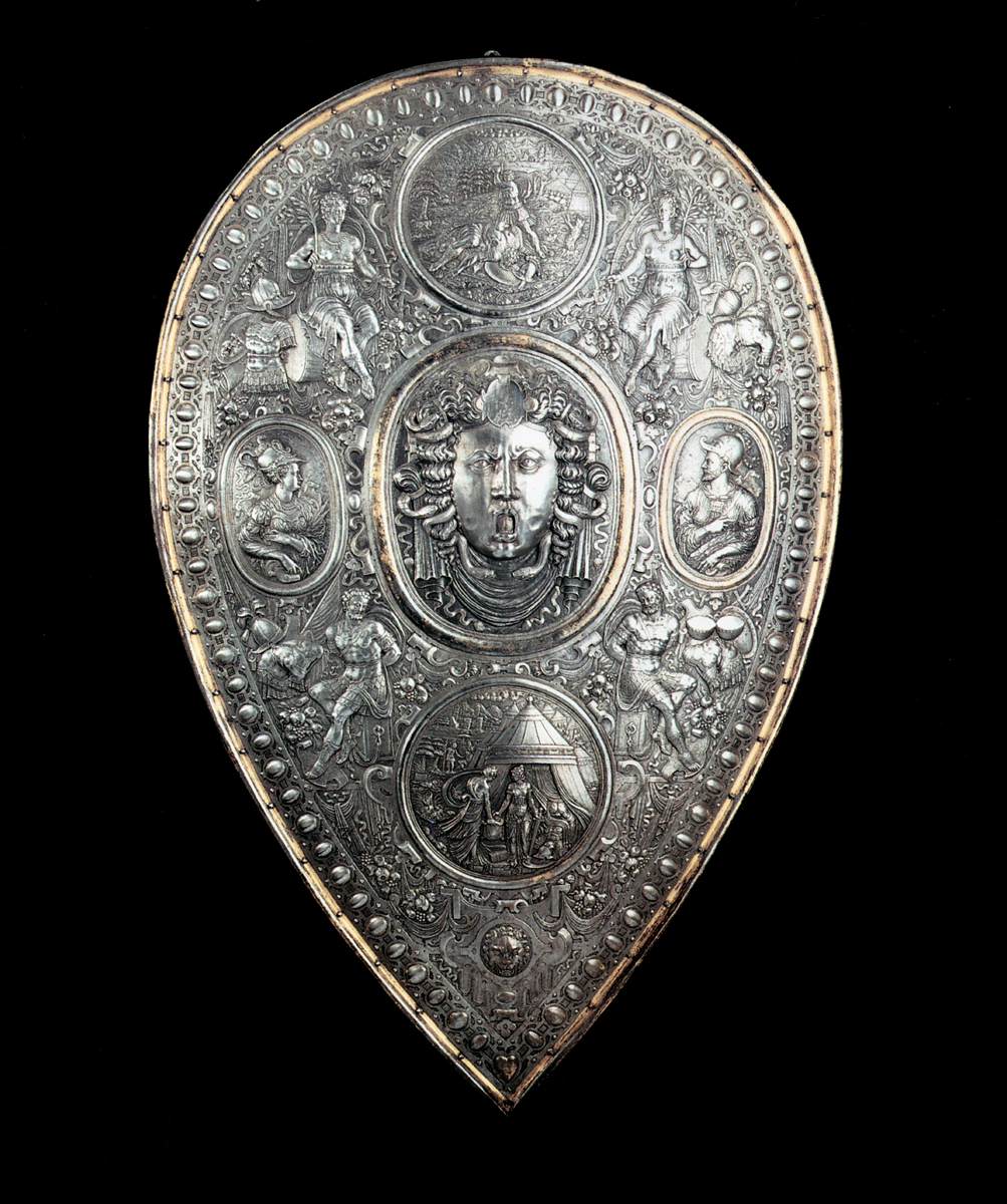 Shield for Francesco I de' Medici by CELLINI, Benvenuto