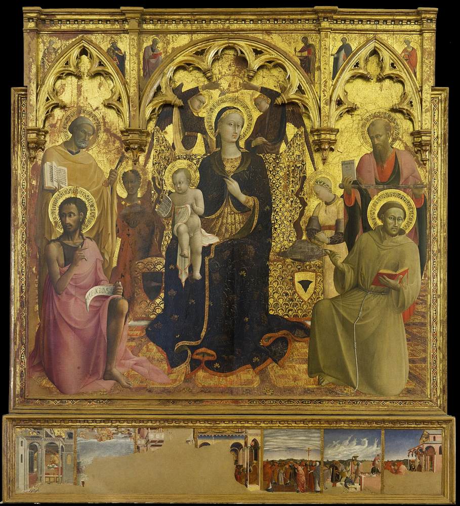 The Virgin and Child with Saints by SASSETTA