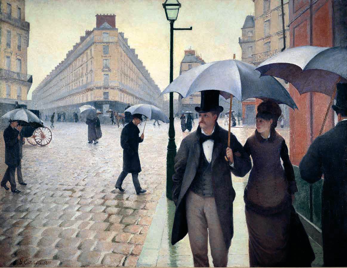 Paris Street, Rainy Day by CAILLEBOTTE, Gustave