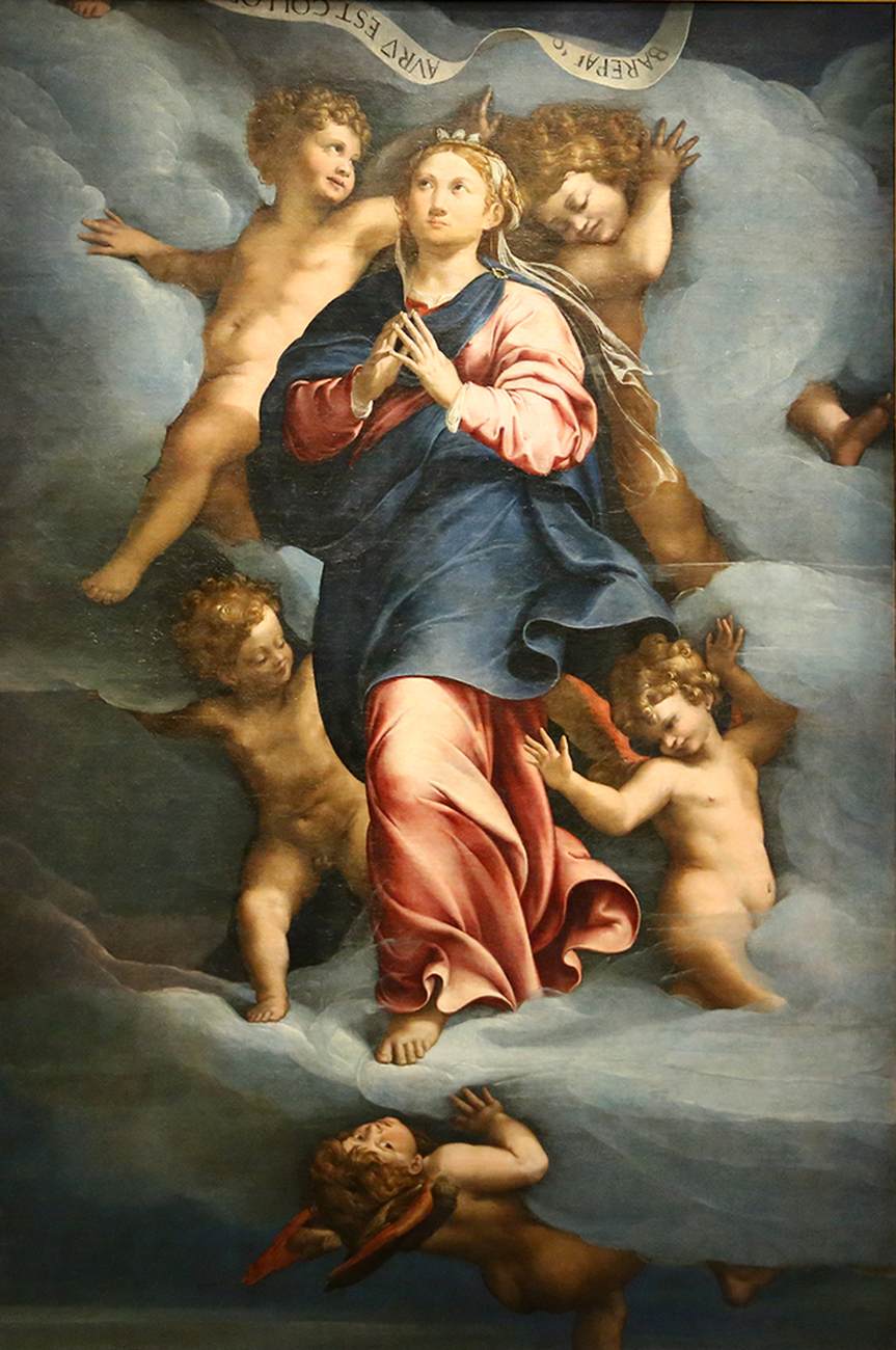 Assumption of the Virgin by RINALDO MANTOVANO