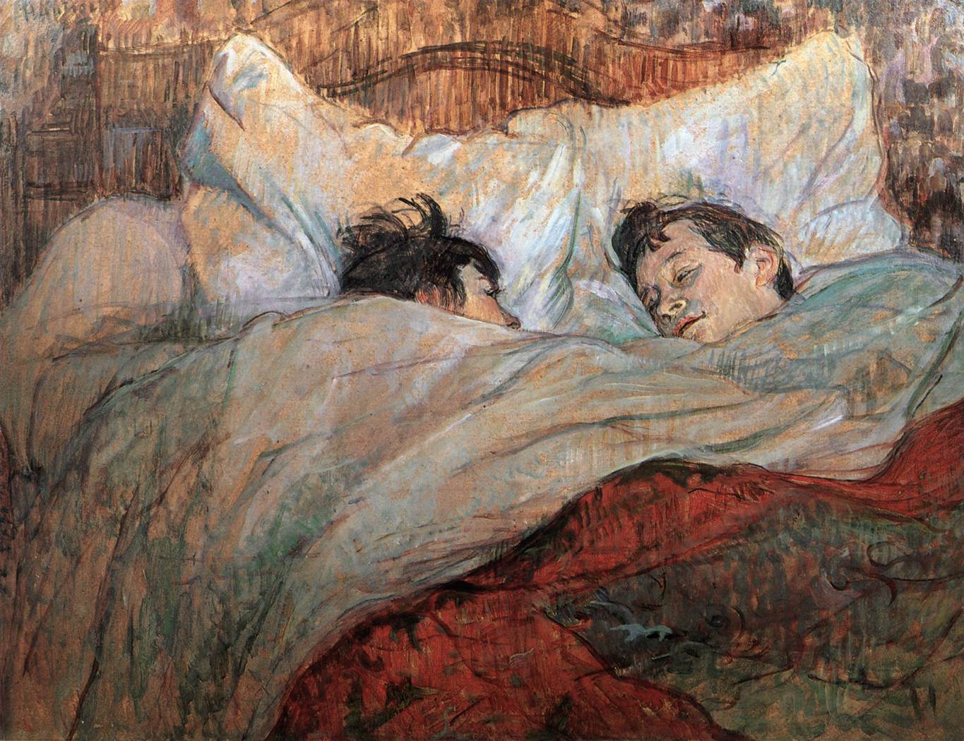 In Bed by TOULOUSE-LAUTREC, Henri de