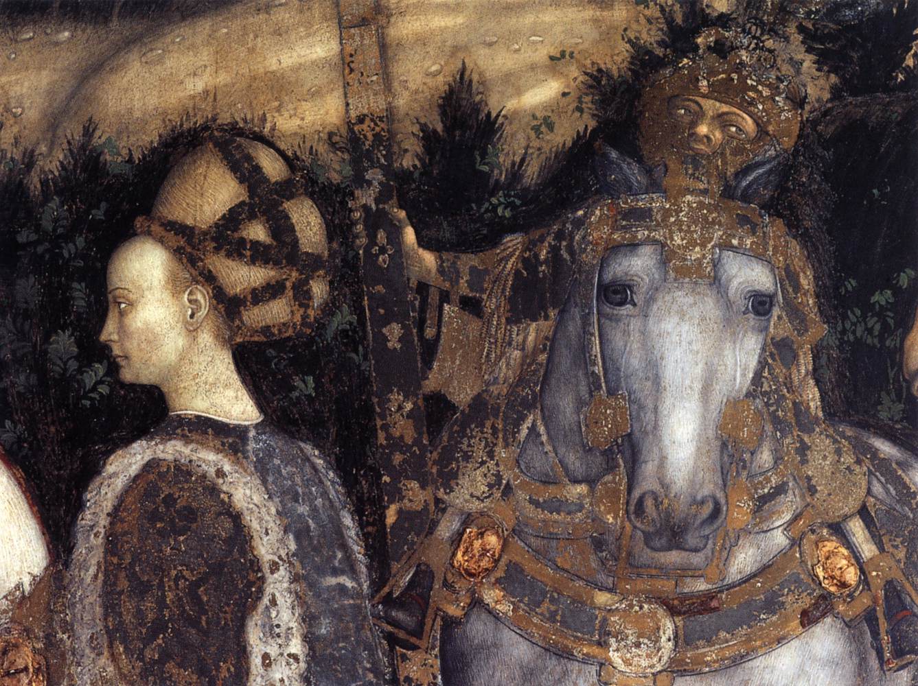 St George and the Princess of Trebizond (detail) by PISANELLO