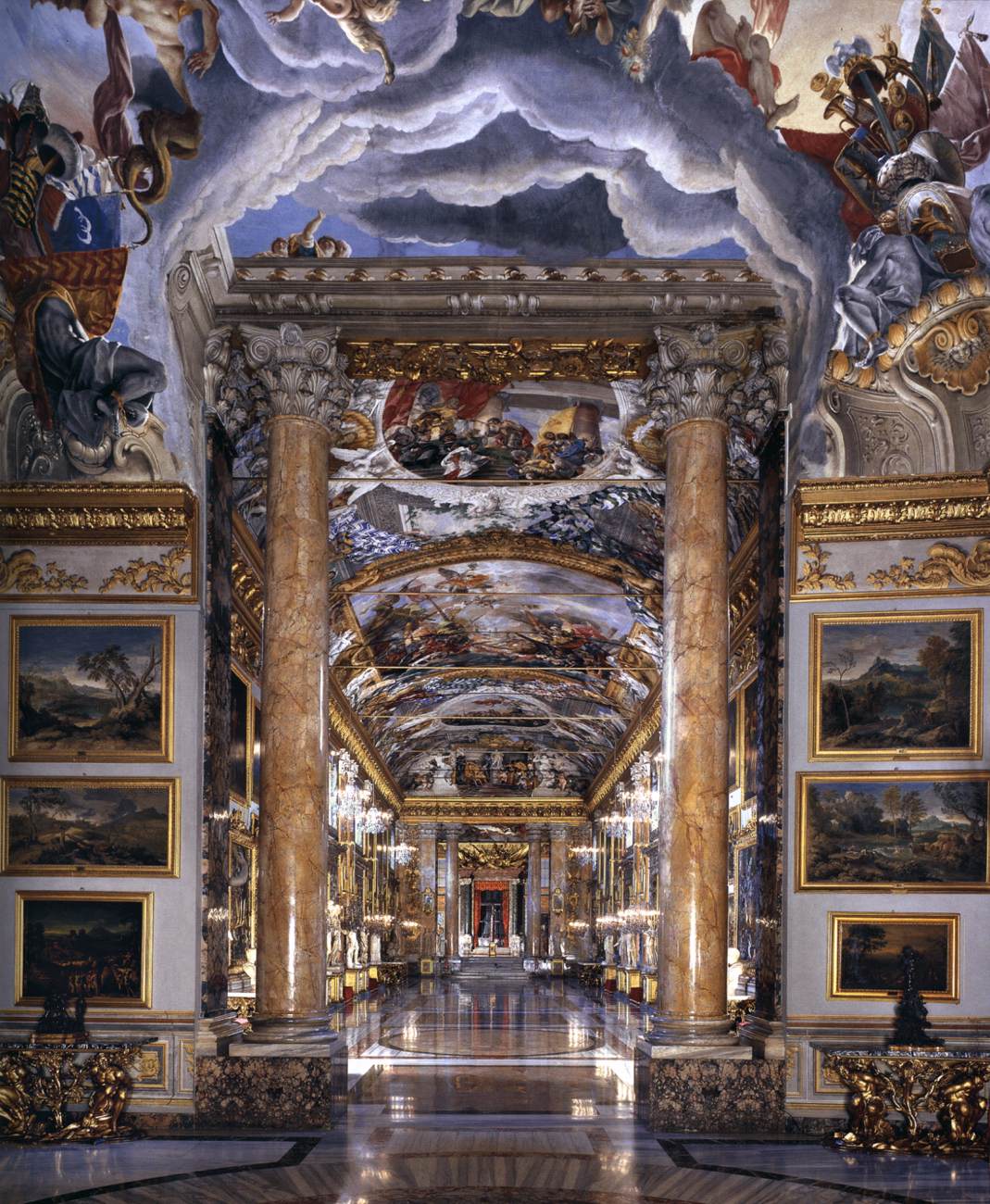 View of the Grande Galleria by COLI, Giovanni