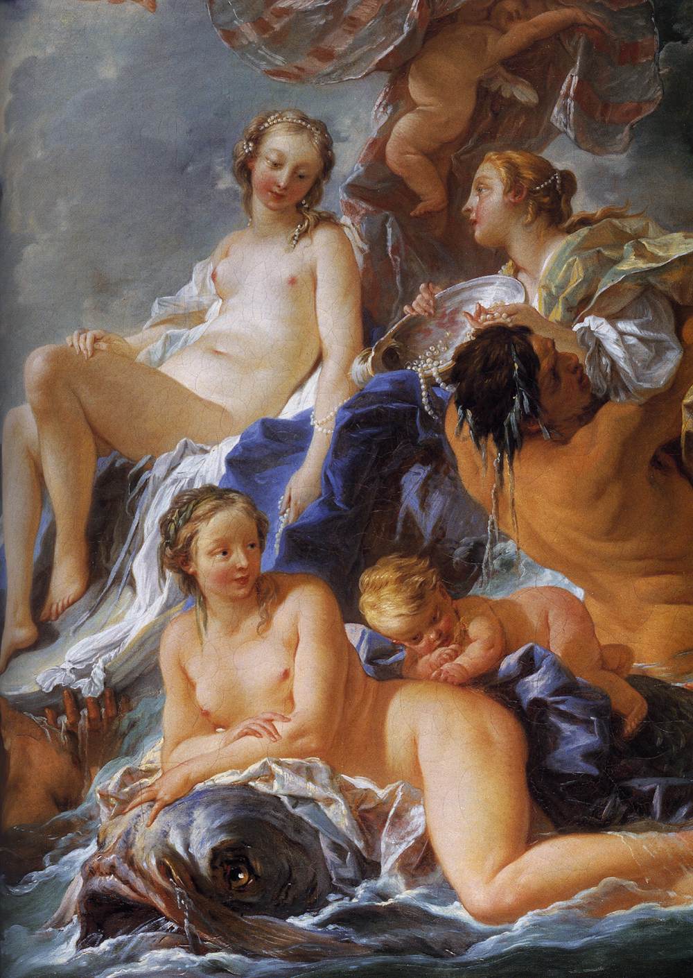 The Birth of Venus (detail) by BOUCHER, François