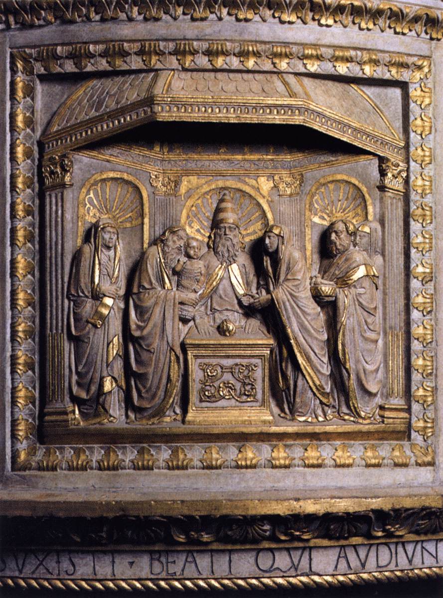 Pulpit (detail) by BRUNELLESCHI, Filippo