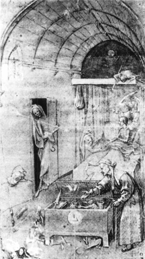 Death and the Miser by BOSCH, Hieronymus