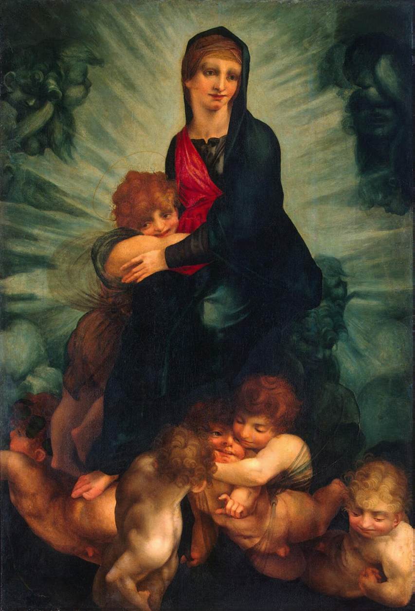 Madonna and Child with Putti by