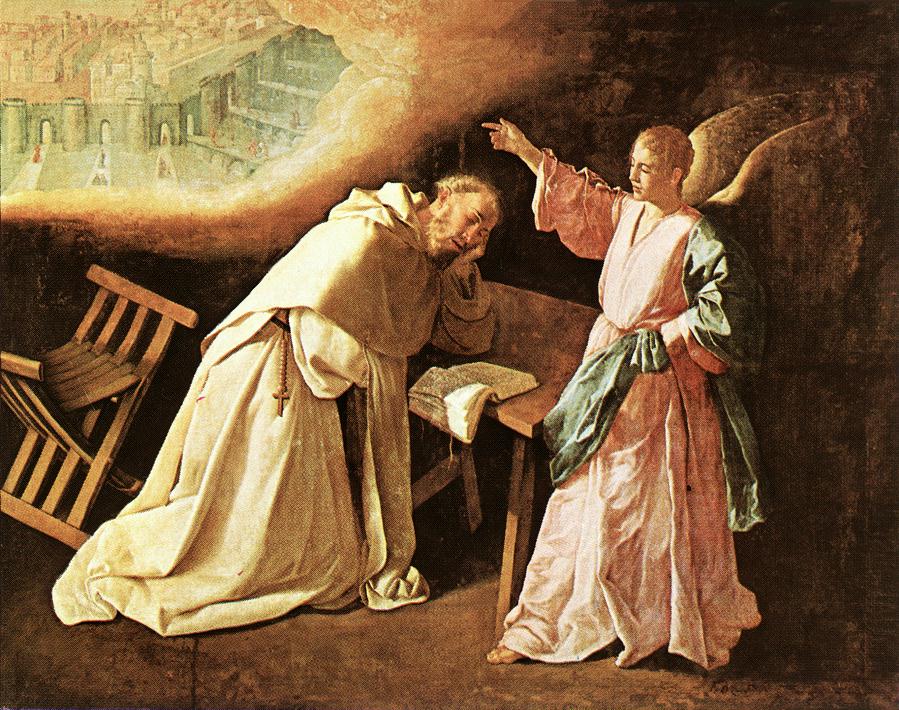 The Vision of St Peter of Nolasco by ZURBARÁN, Francisco de