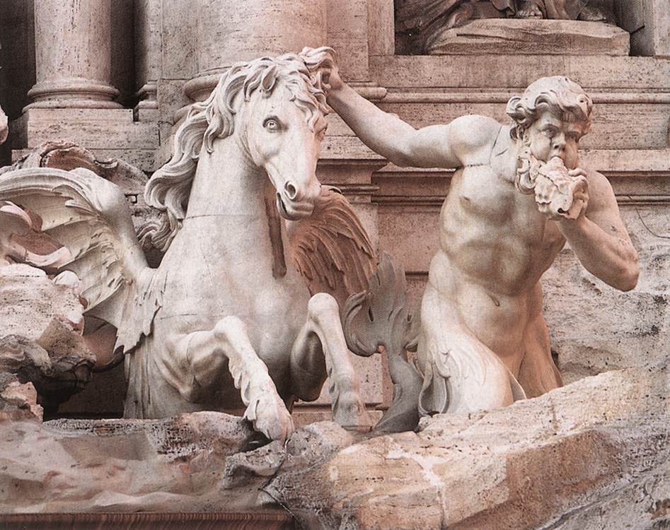 Fontana di Trevi (detail) by