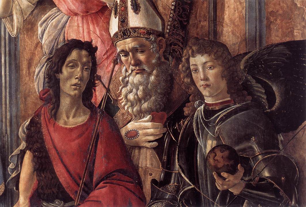 Pala di San Barnaba (detail) by BOTTICELLI, Sandro