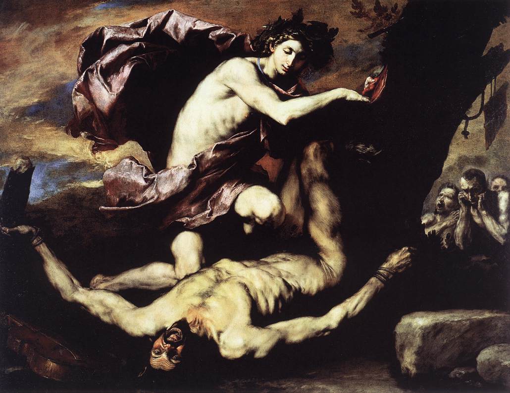 Apollo and Marsyas by RIBERA, Jusepe de