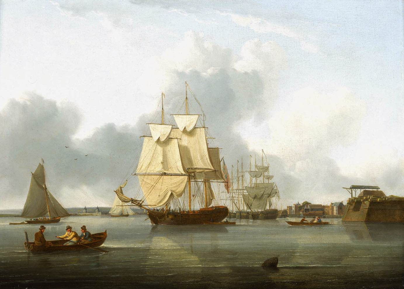 Shipping on the Thames off Deptford by ANDERSON, William