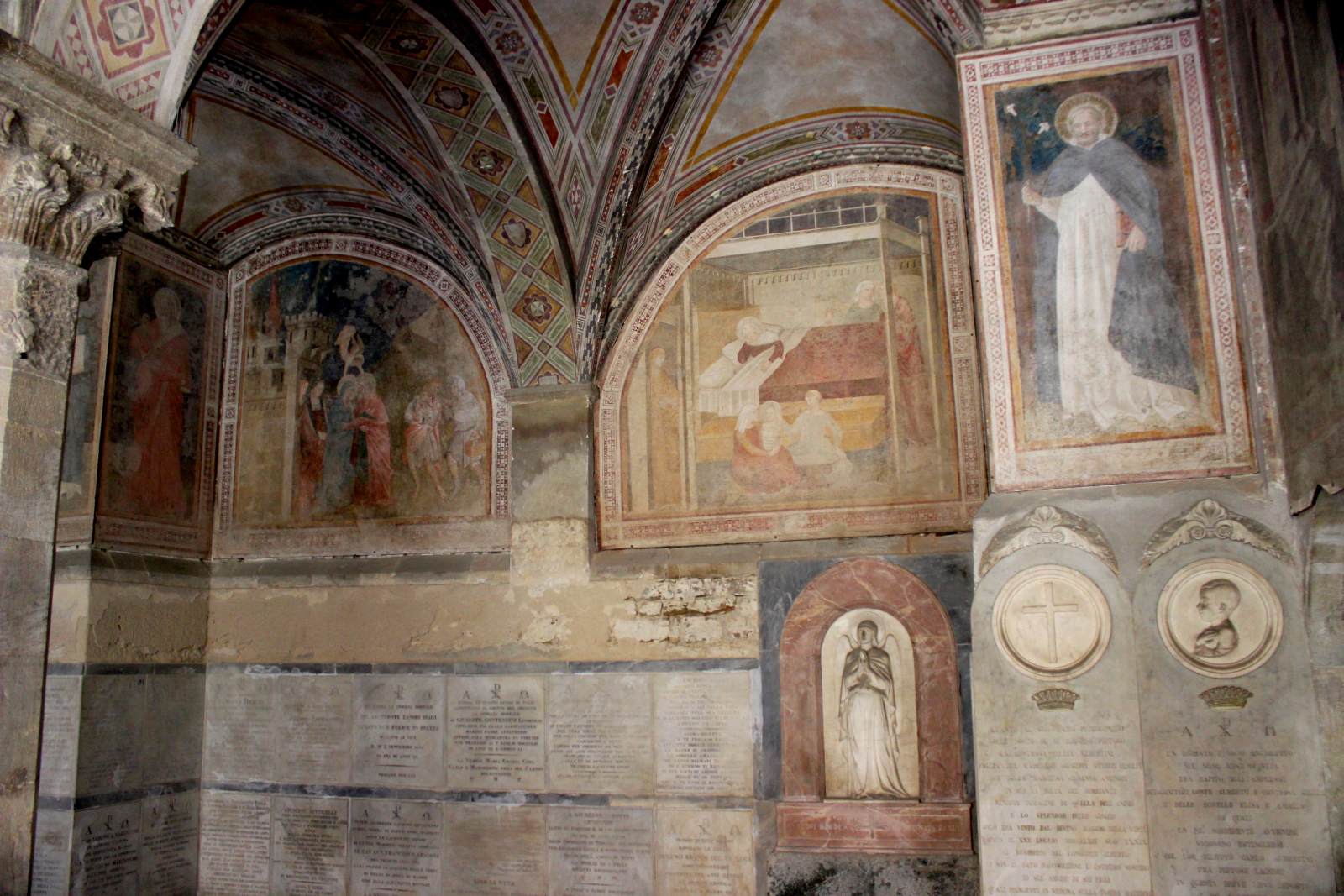 View of the frescoes by NARDO DI CIONE