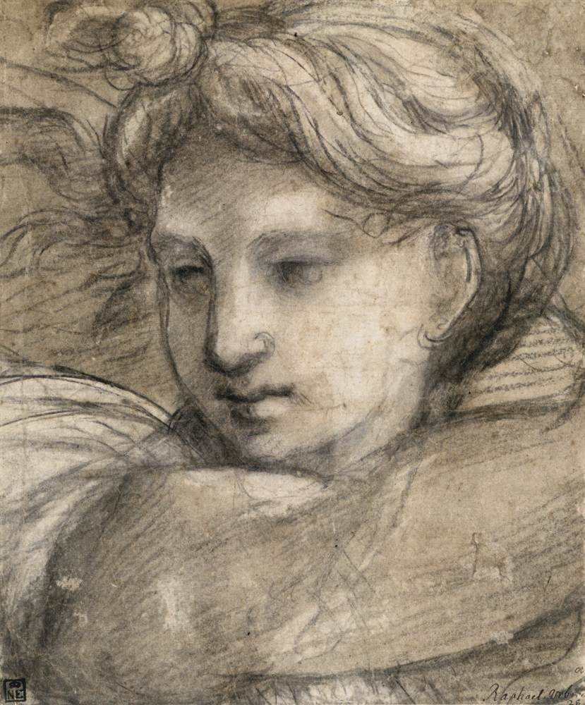 Head of an Angel by RAFFAELLO Sanzio