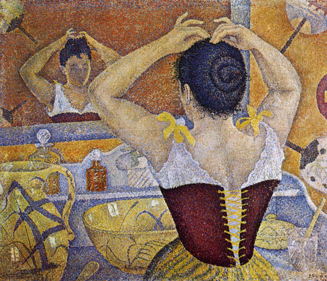 Woman Taking up Her Hair by SIGNAC, Paul