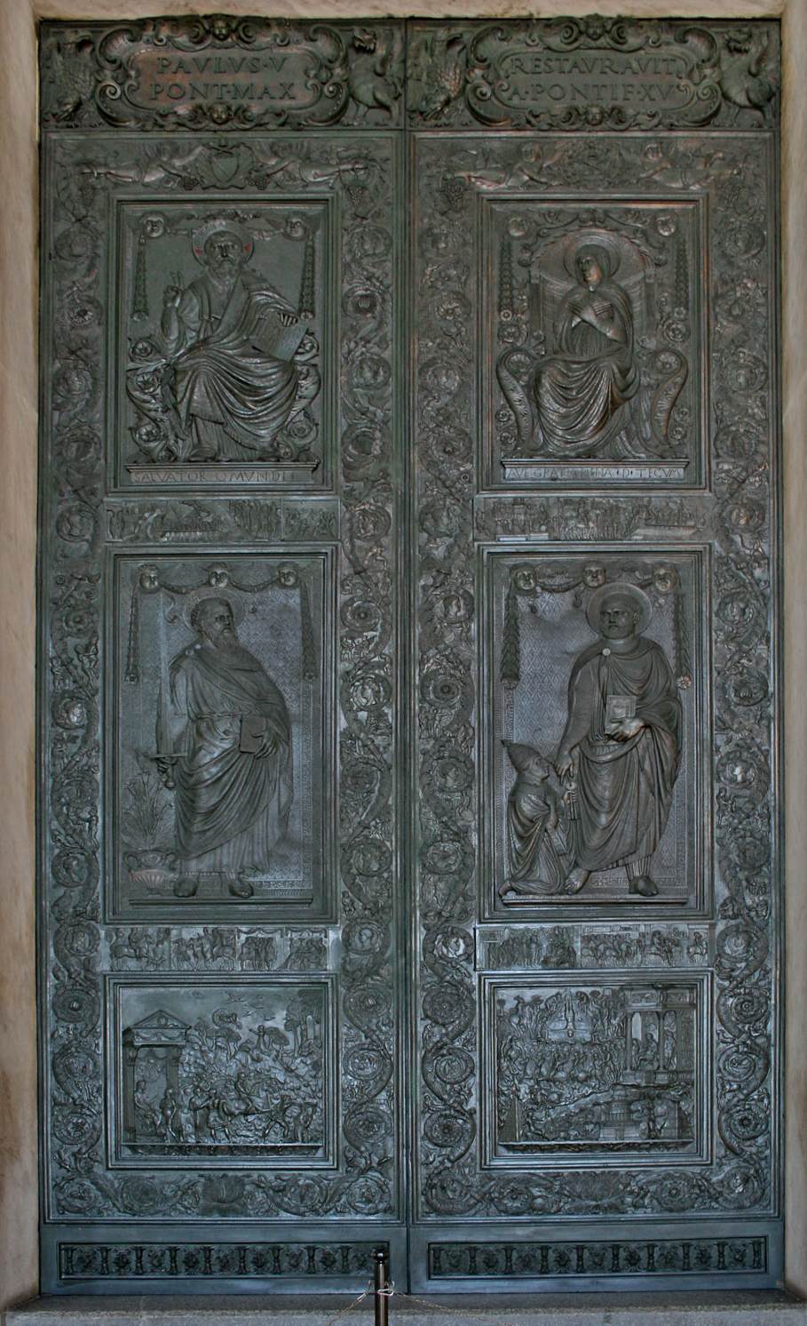 Bronze door by FILARETE