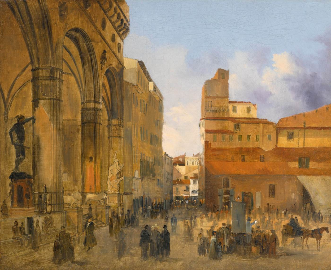 A View of Florence by CAFFI, Ippolito