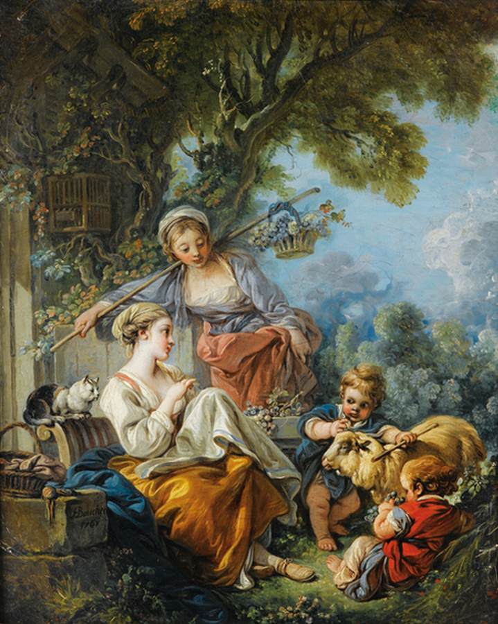 Pastoral Scene by BOUCHER, François