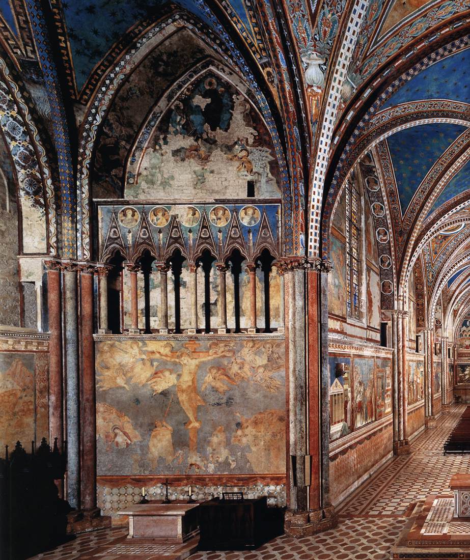 View of the transept by