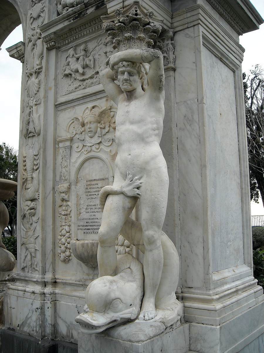 Fountain of Santa Lucia by NACCHERINO, Michelangelo