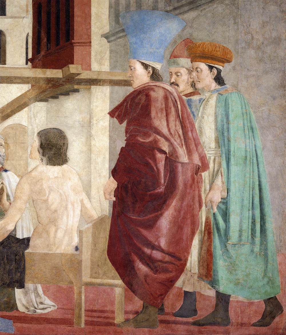 7b. Recognition of the True Cross (detail) by