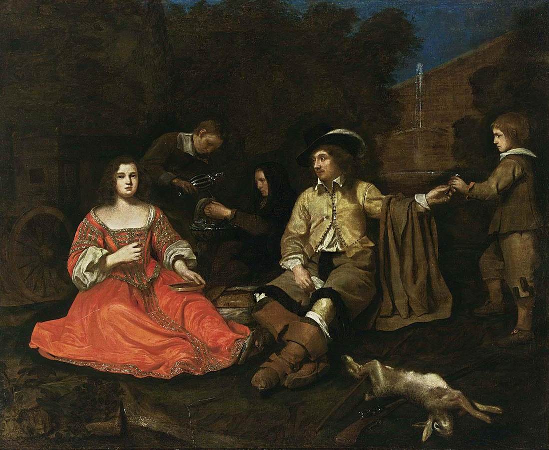 A Hunting Company Resting by SWEERTS, Michiel