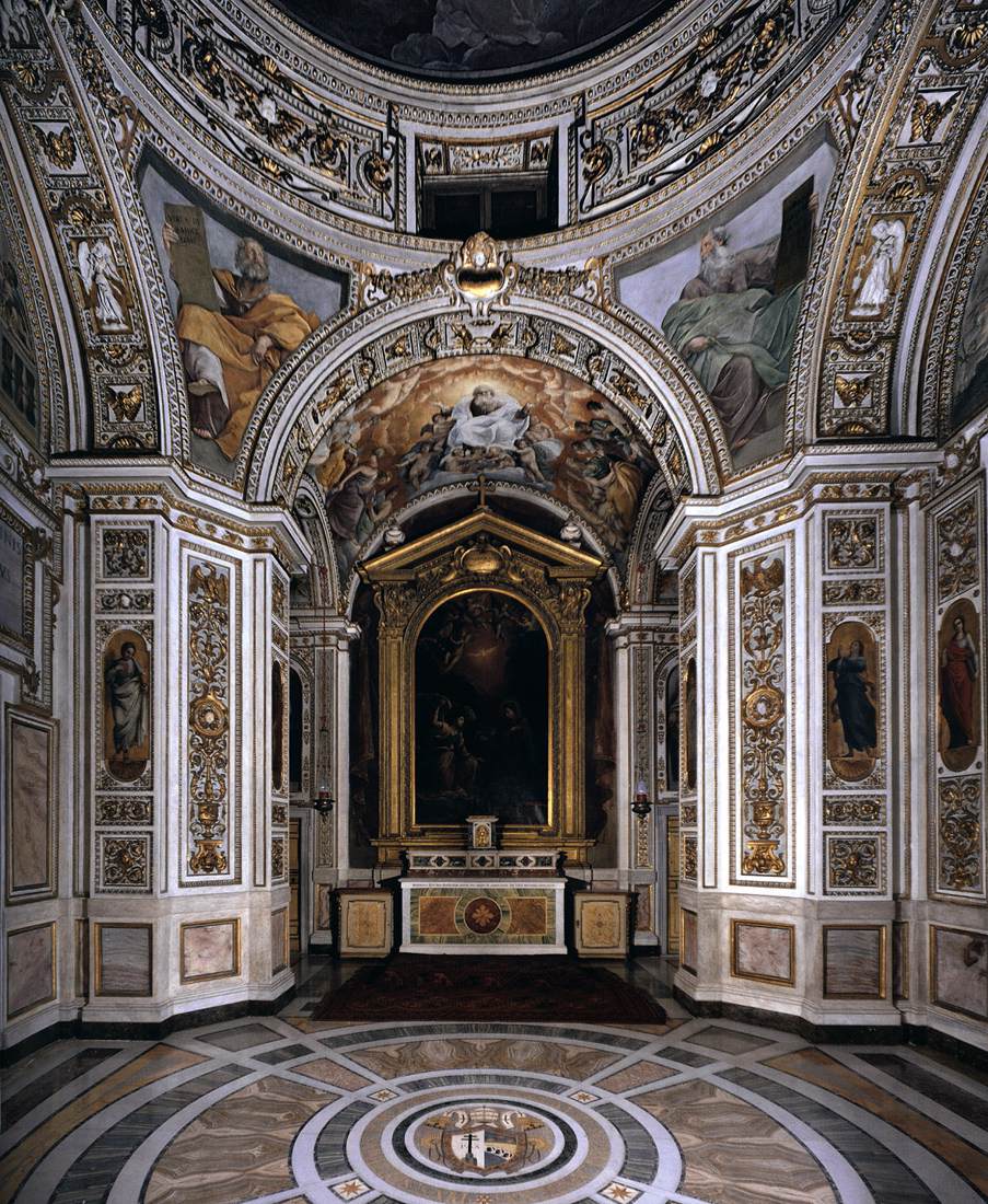 Interior view looking toward the choir by