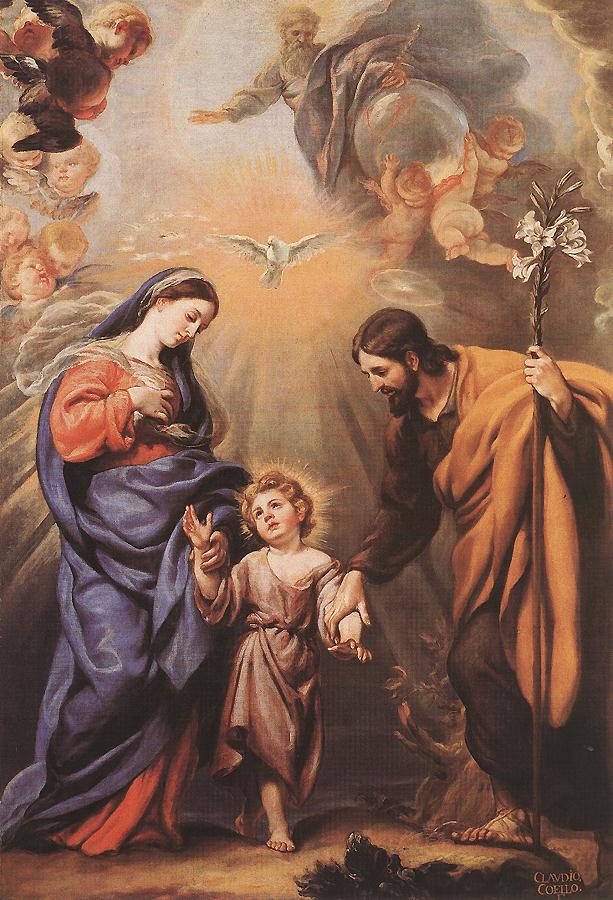 Holy Family by COELLO, Claudio