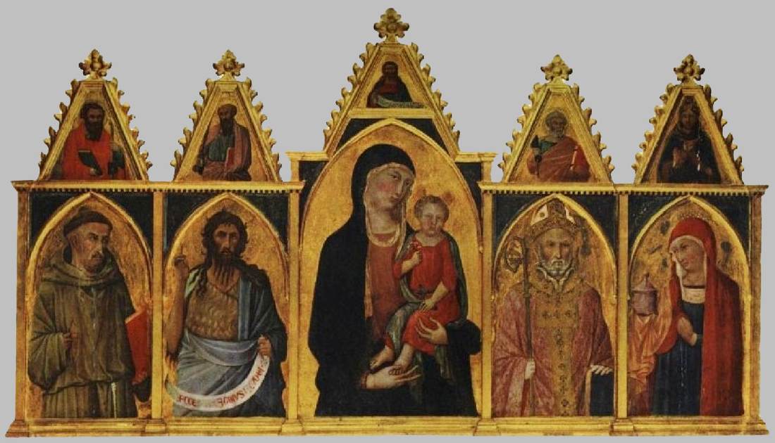 The Berenson Polyptych by BULGARINI, Bartolommeo