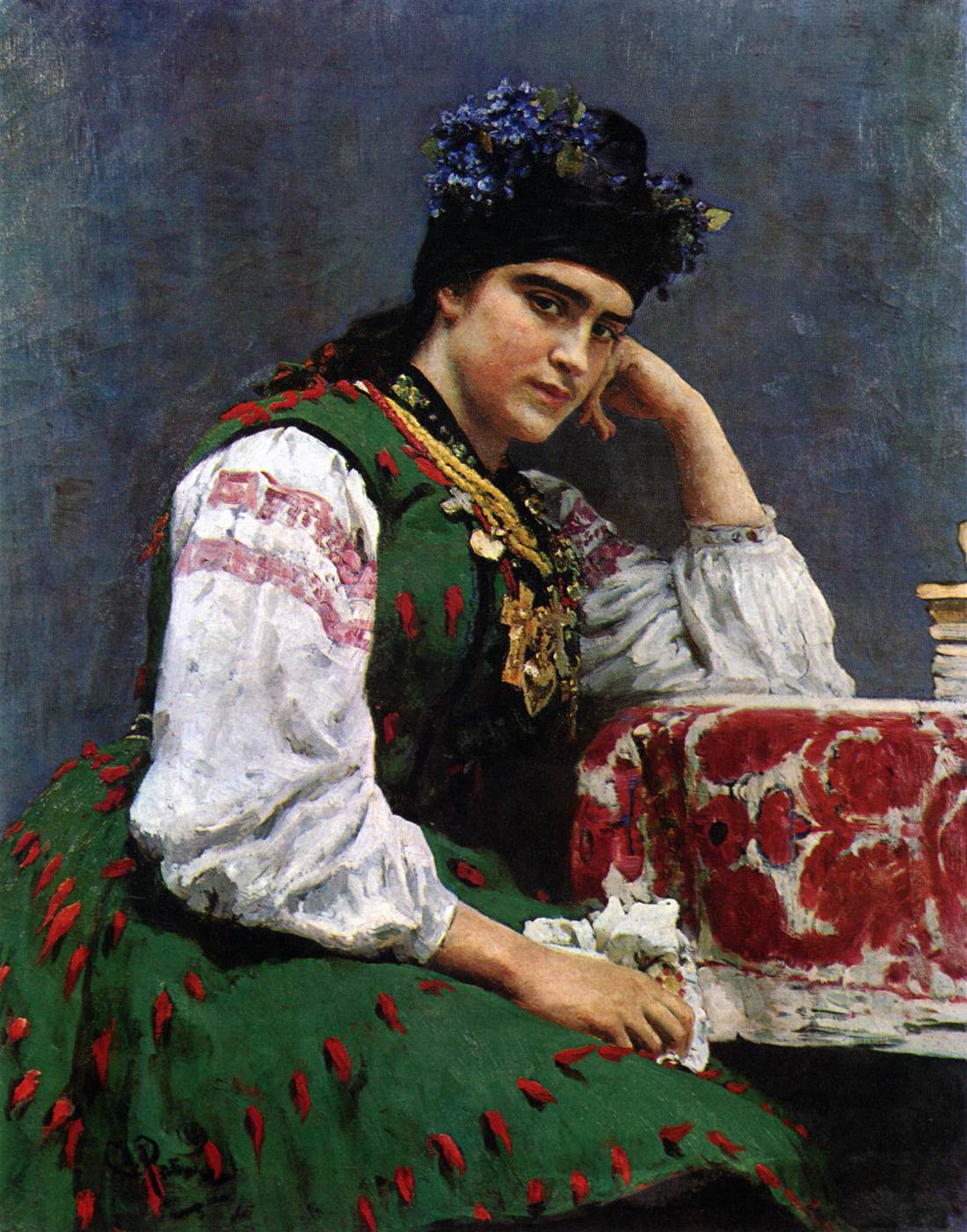 Portrait of Sofia Mikhailovna Dragomirova by