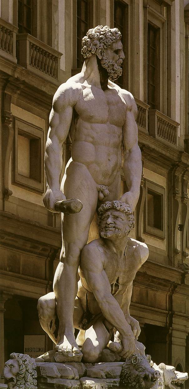 Hercules and Cacus by BANDINELLI, Baccio