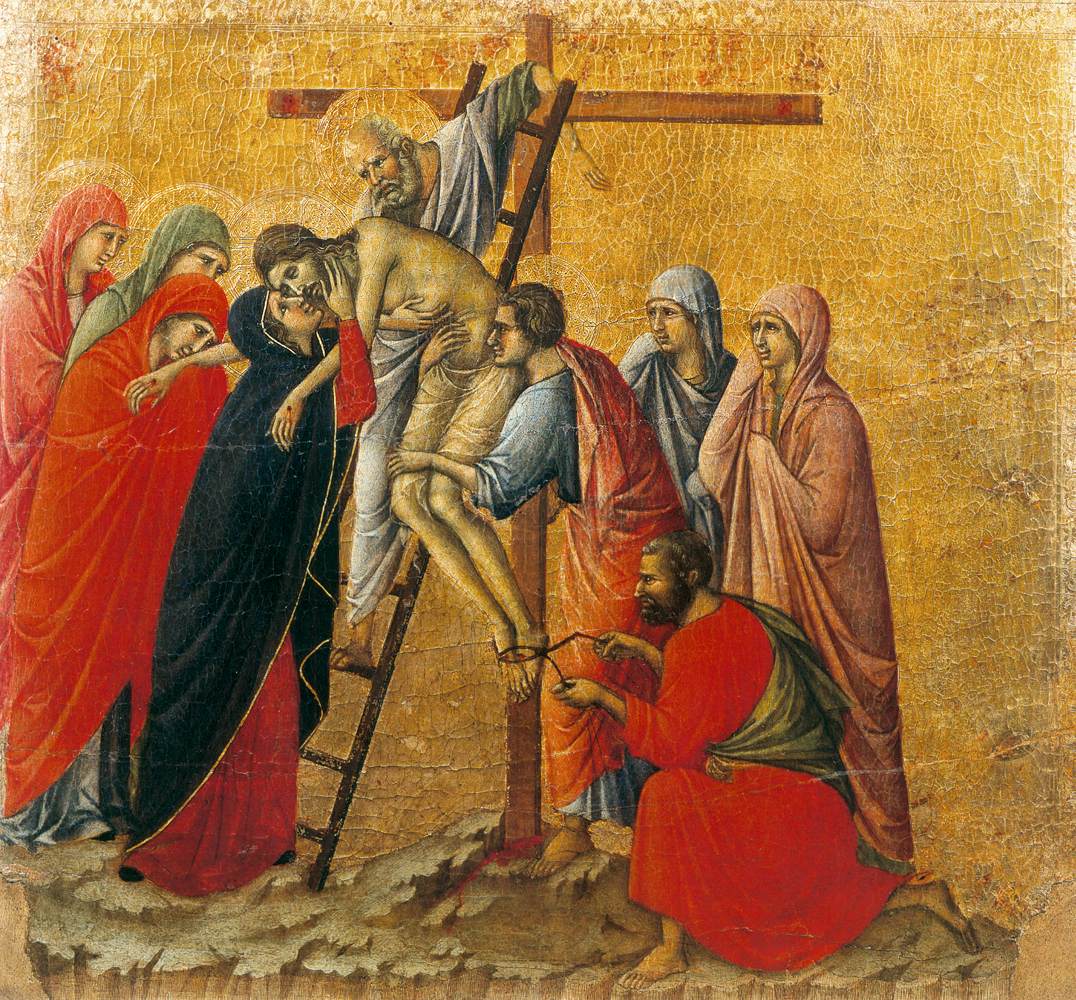 Deposition (scene 21) by DUCCIO di Buoninsegna