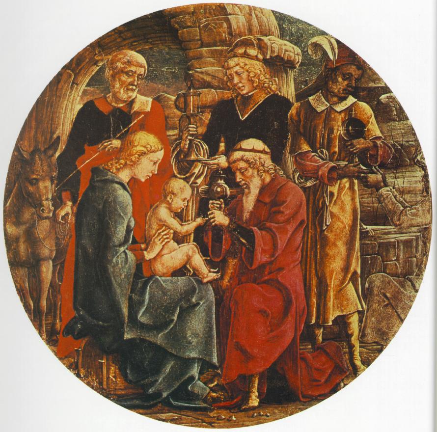 Adoration of the Magi (from the predella of the Roverella Polyptych) by