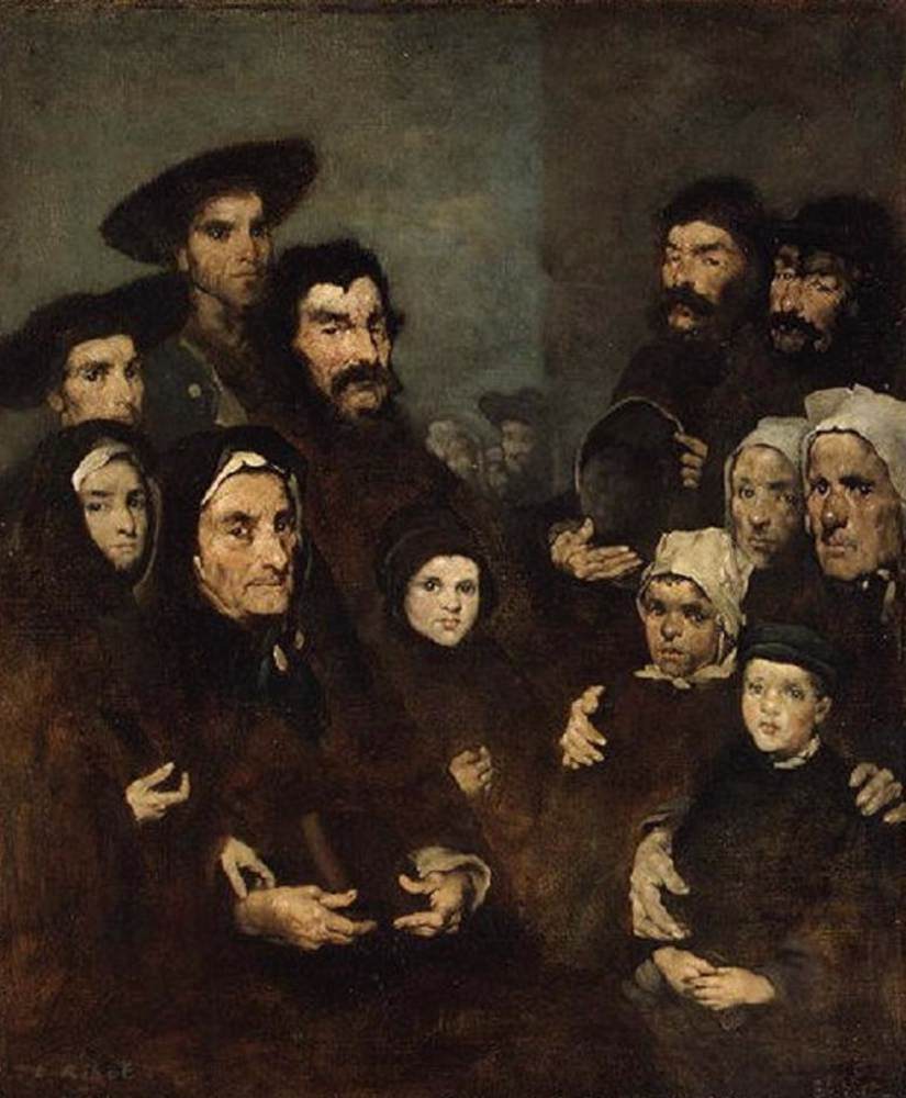 Breton Fishermen and Families by RIBOT, Théodule-Augustin