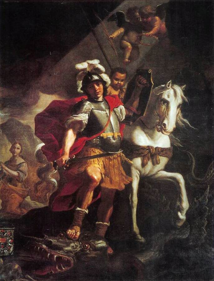 St. George Victorious over the Dragon by PRETI, Mattia