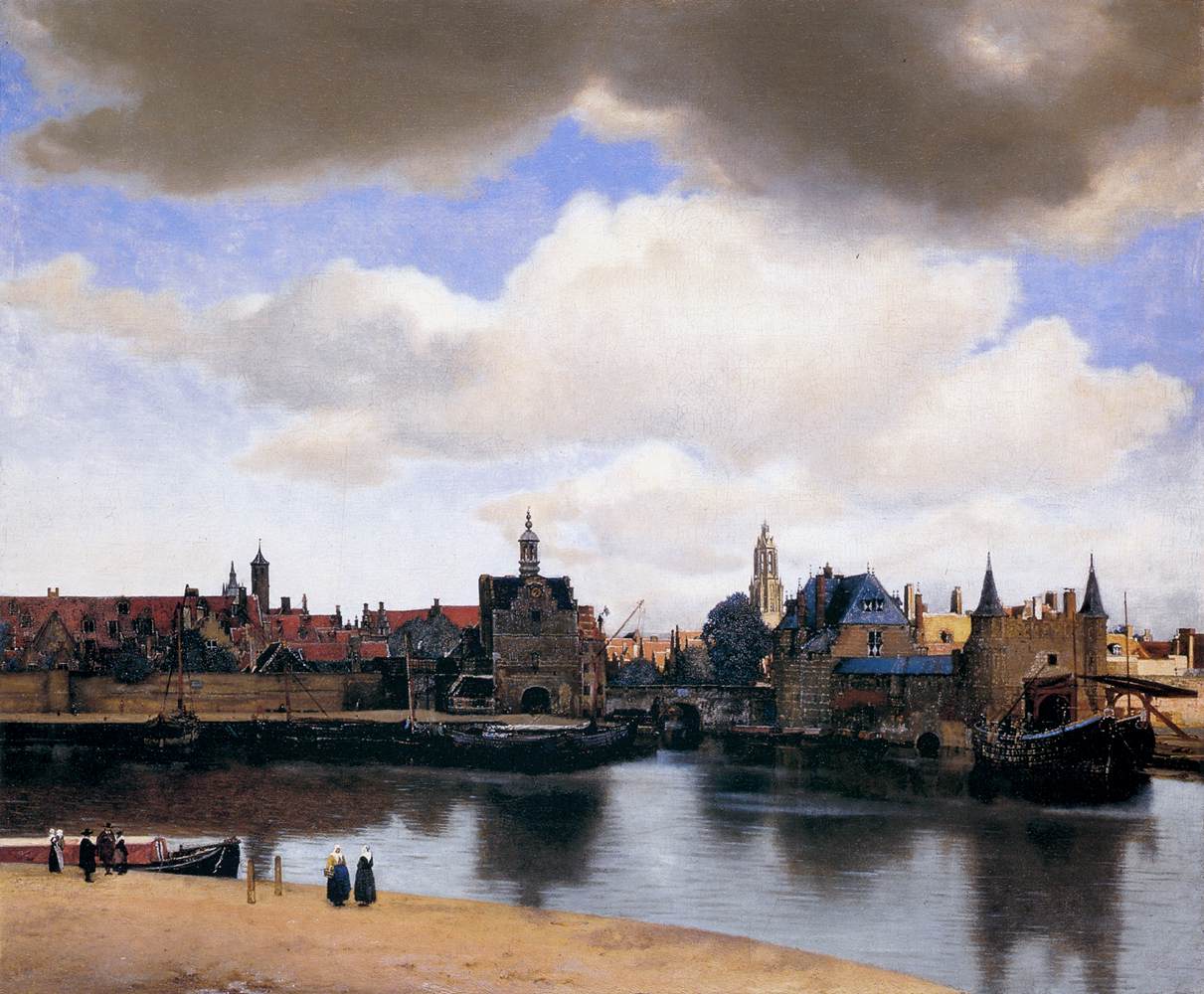 View of Delft by VERMEER, Johannes