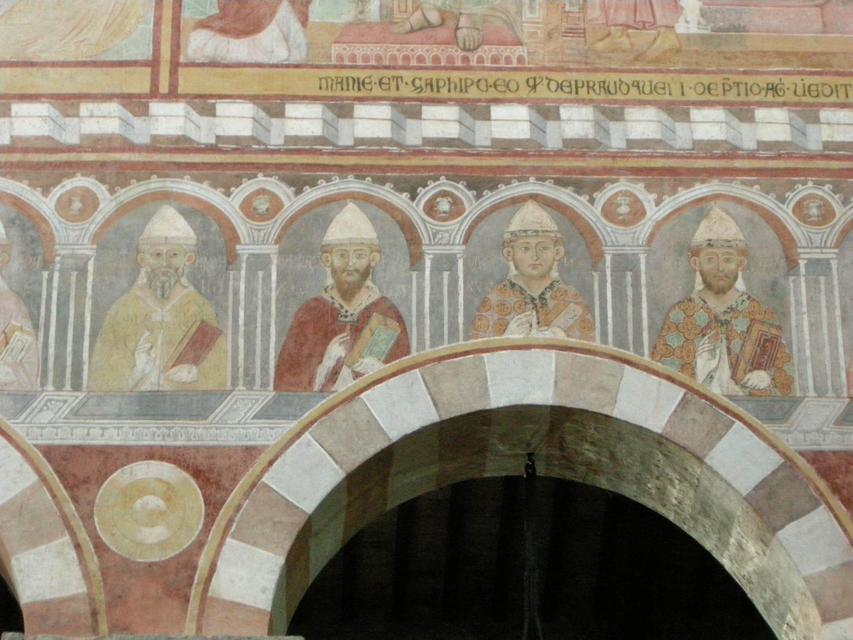 Detail of the the fresco cycle by