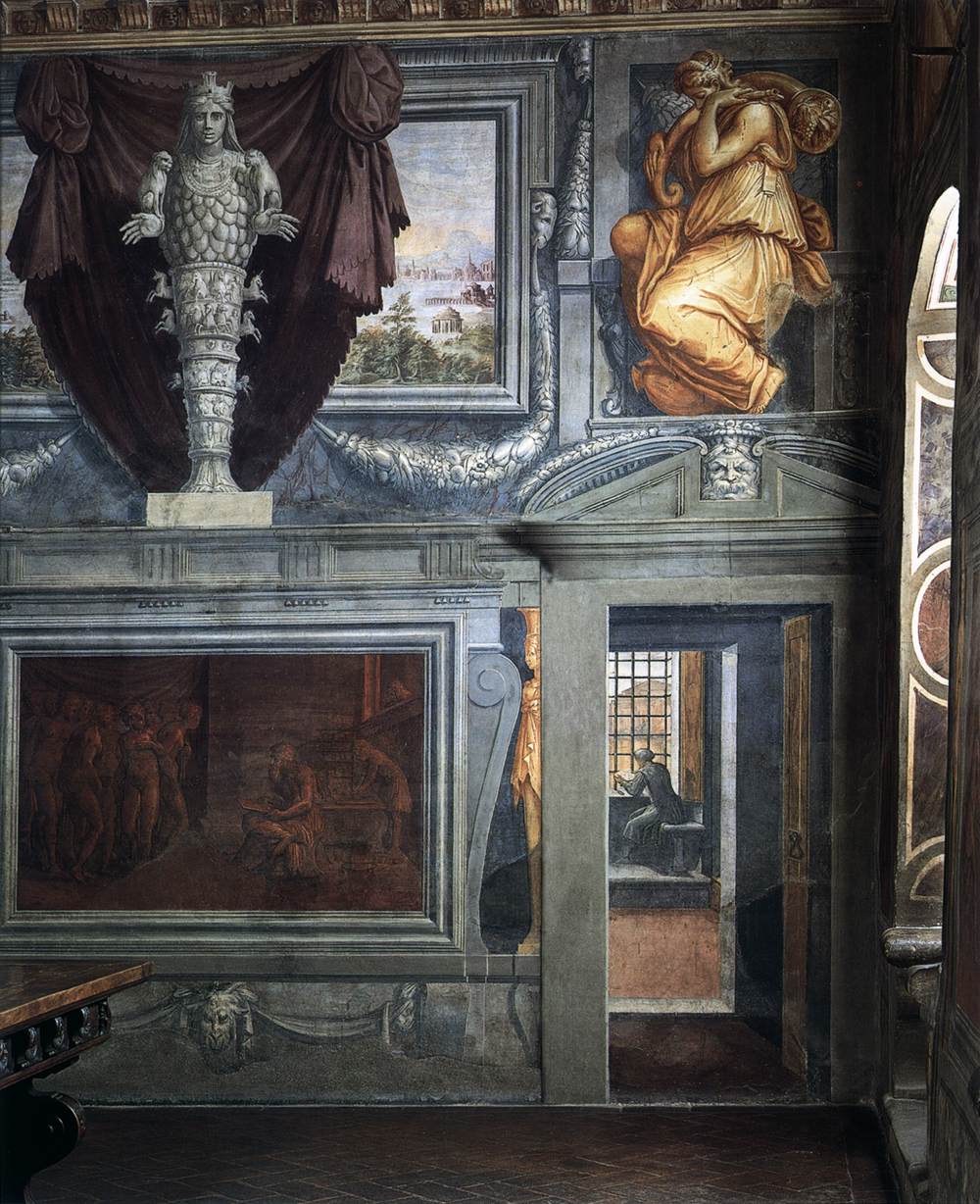 Wall decoration (detail) by VASARI, Giorgio