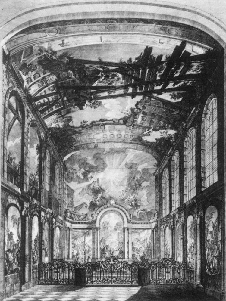 View of the Foundlings' Chapel in Paris by