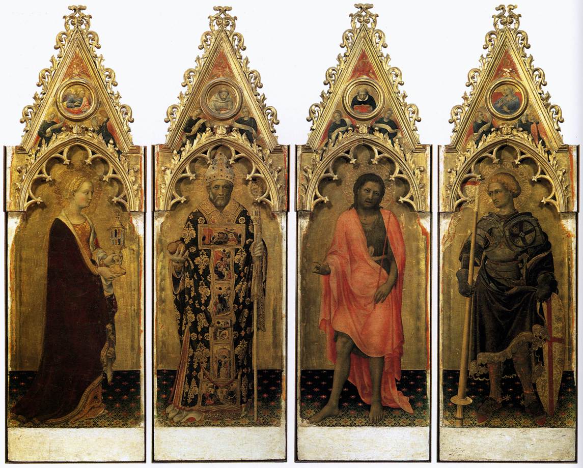 Quaratesi Polyptych: Four Saints by