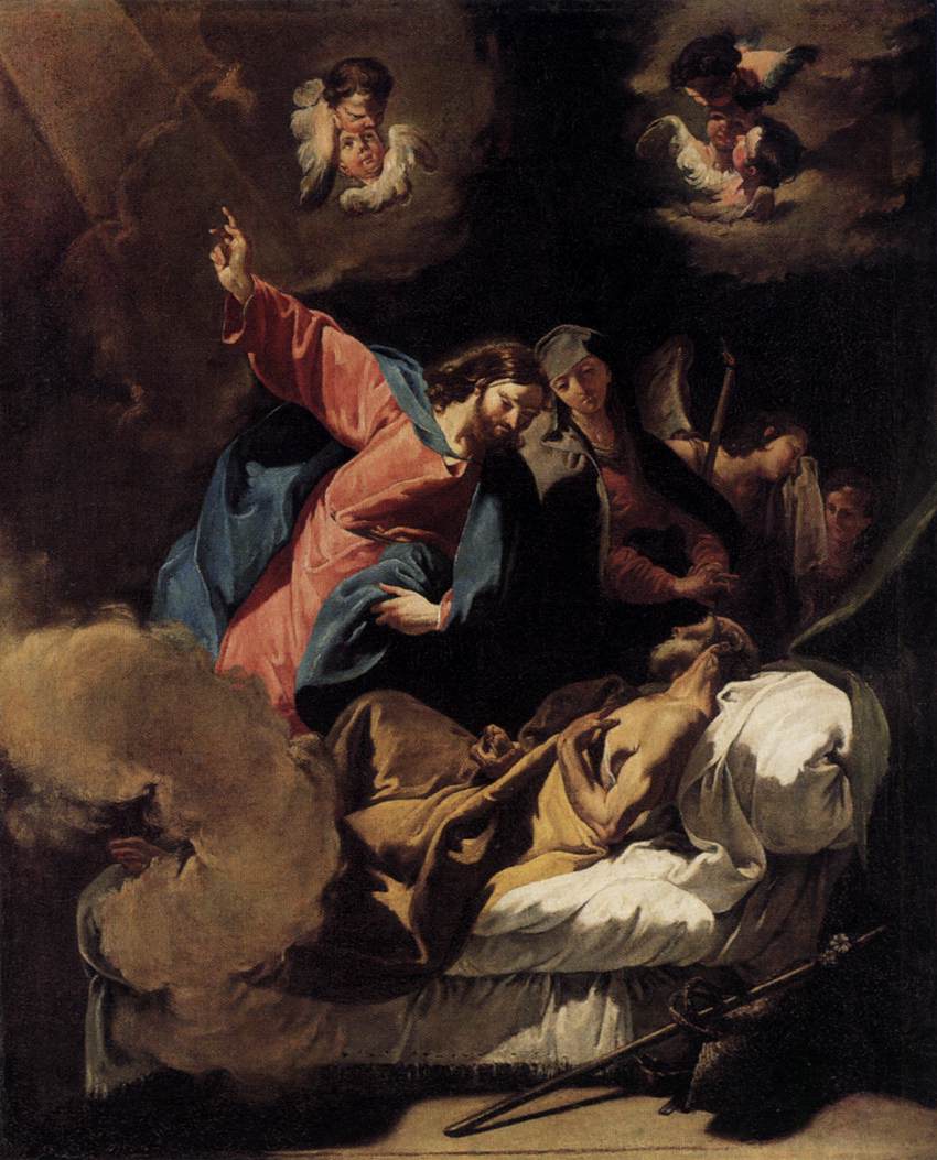 The Death of Joseph by PITTONI, Giambattista