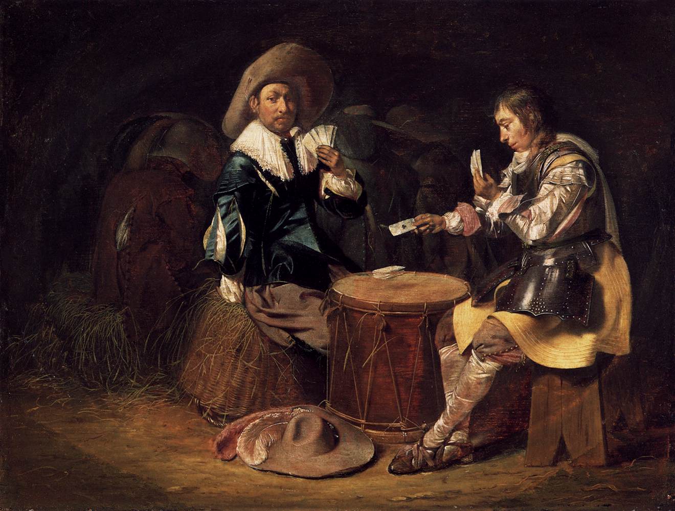 Card-Playing Soldiers by DUYSTER, Willem Cornelisz.