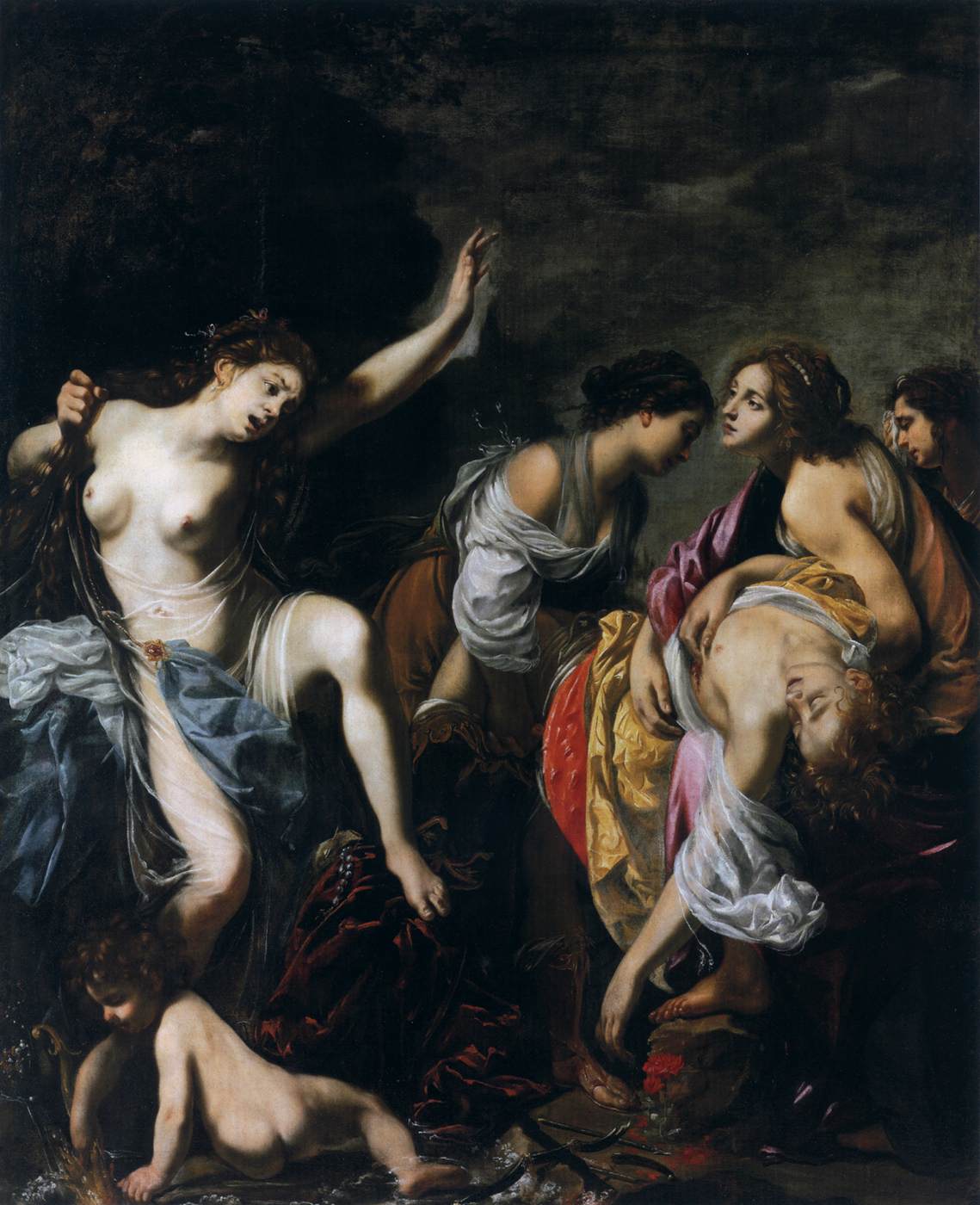 Venus Mourning the Death of Adonis by